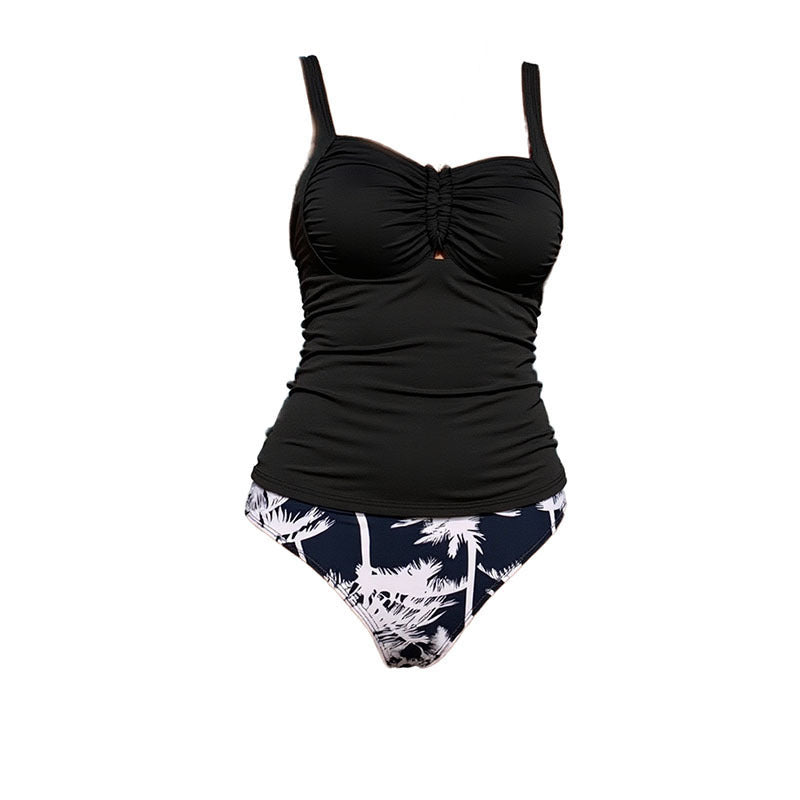 Damen Tankini-Set mit floralem Muster und integriertem Oberteil Echo Archiv