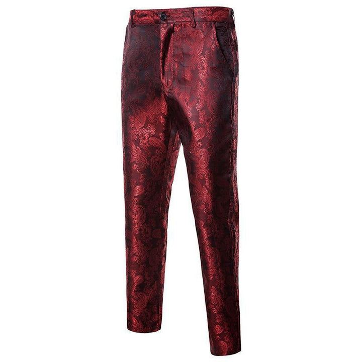 Herren elegante Paisley-Muster Hose Echoarchiv