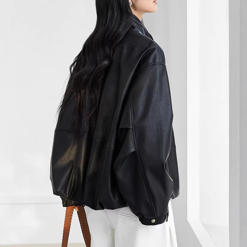 Damen Modische Blousonjacke mit hohem Kragen Echoarchiv
