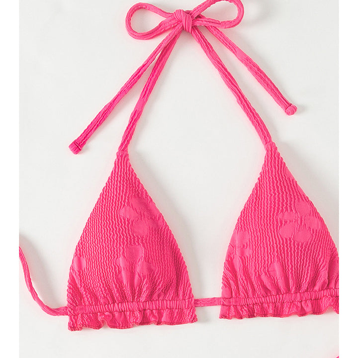 Damen Triangel-Bikini mit raffinierten Rüschen- und Bindedetails Echo Archiv