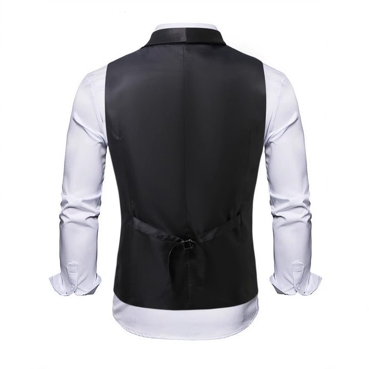 Herren eleganter Pailletten-Westen-Anzug Echoarchiv
