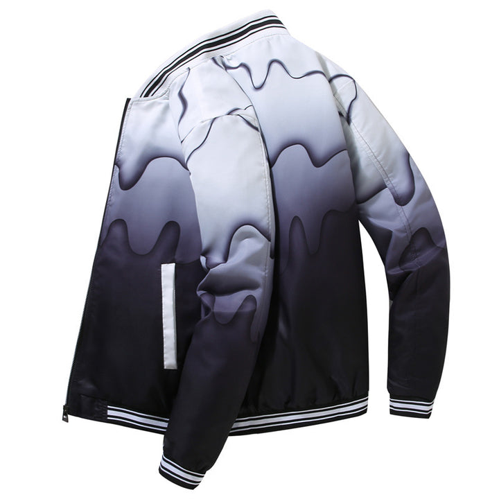 Herren Sportliche Bomberjacke mit modernen Mustern Echo Archiv