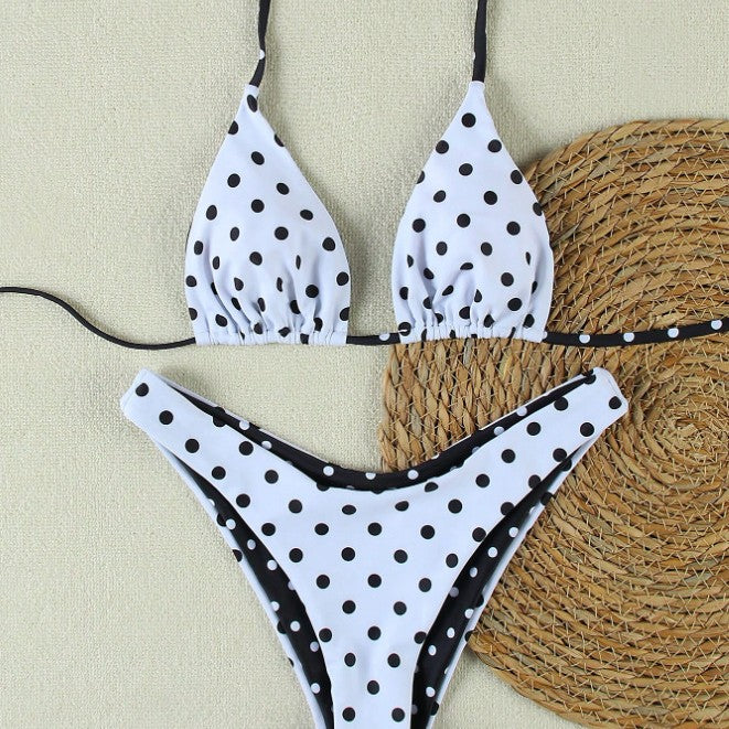 Damen Triangel-Bikini mit elegantem Punkte-Muster Echo Archiv