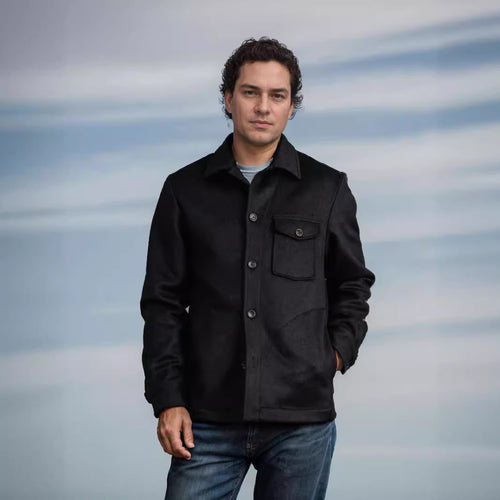 Herren Wolljacke mit praktischen Taschen Echoarchiv