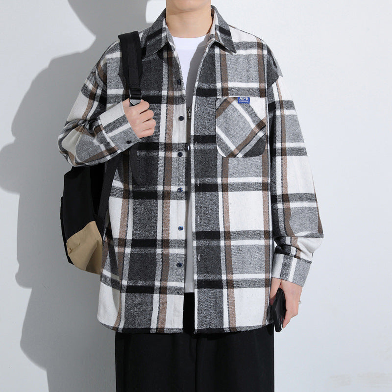 Herren Karierte Flanelljacke Echoarchiv