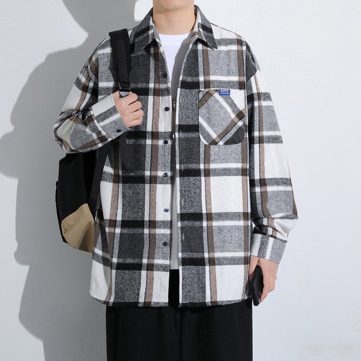 Herren Karierte Flanelljacke Echoarchiv