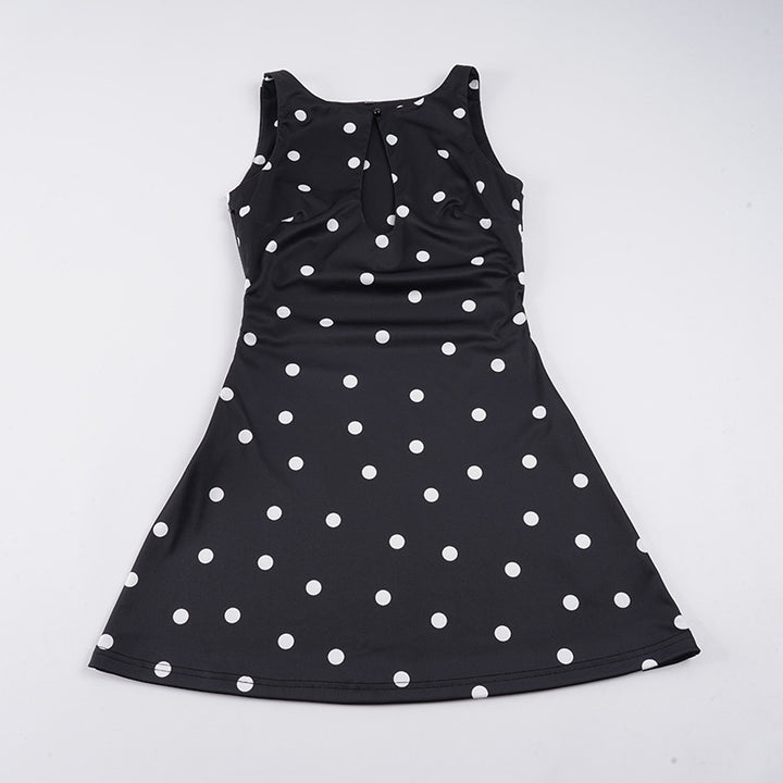 Damen Kleid im verspielten Polka-Dot Design mit fließendem Schnitt Echo Archiv