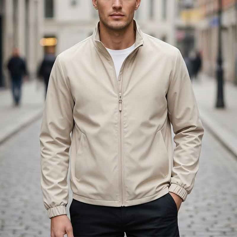 Herren Atmungsaktive Übergangsjacke mit praktischem Stehkragen Echo Archiv