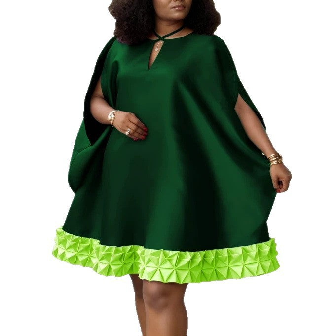 Damen Elegantes Kaftan-Kleid mit dekorativem Faltenbesatz Echo Archiv