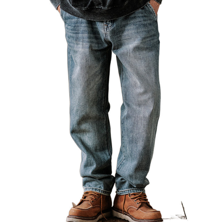 Herren Bequeme Indigo Denim Jeans Echo Archiv