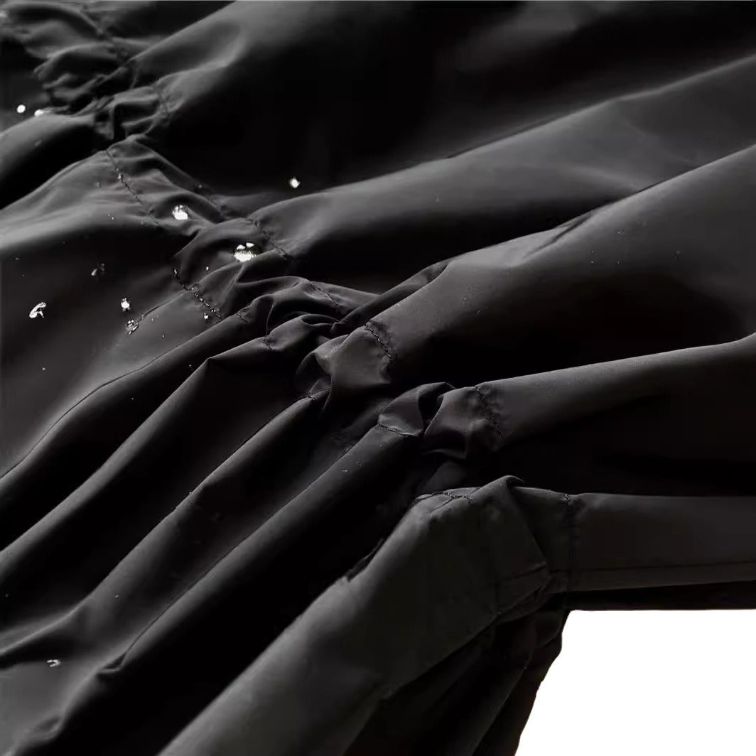 Damen Modische Übergangsjacke mit verstellbarem Bund Echoarchiv