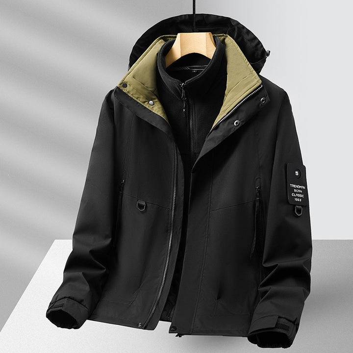 Unisex Fleecejacke mit hohem Kragen Echo Archiv