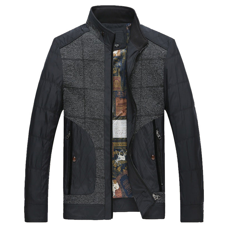 Herren Winterjacke Mit Dekorativem Futter Echoarchiv