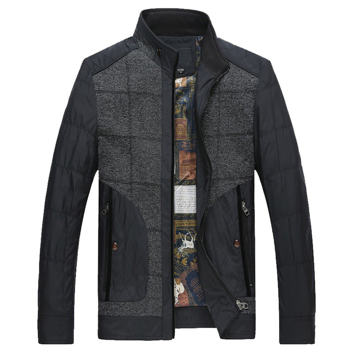 Herren Winterjacke Mit Dekorativem Futter Echoarchiv