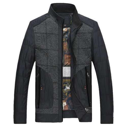 Herren Winterjacke Mit Dekorativem Futter Echoarchiv