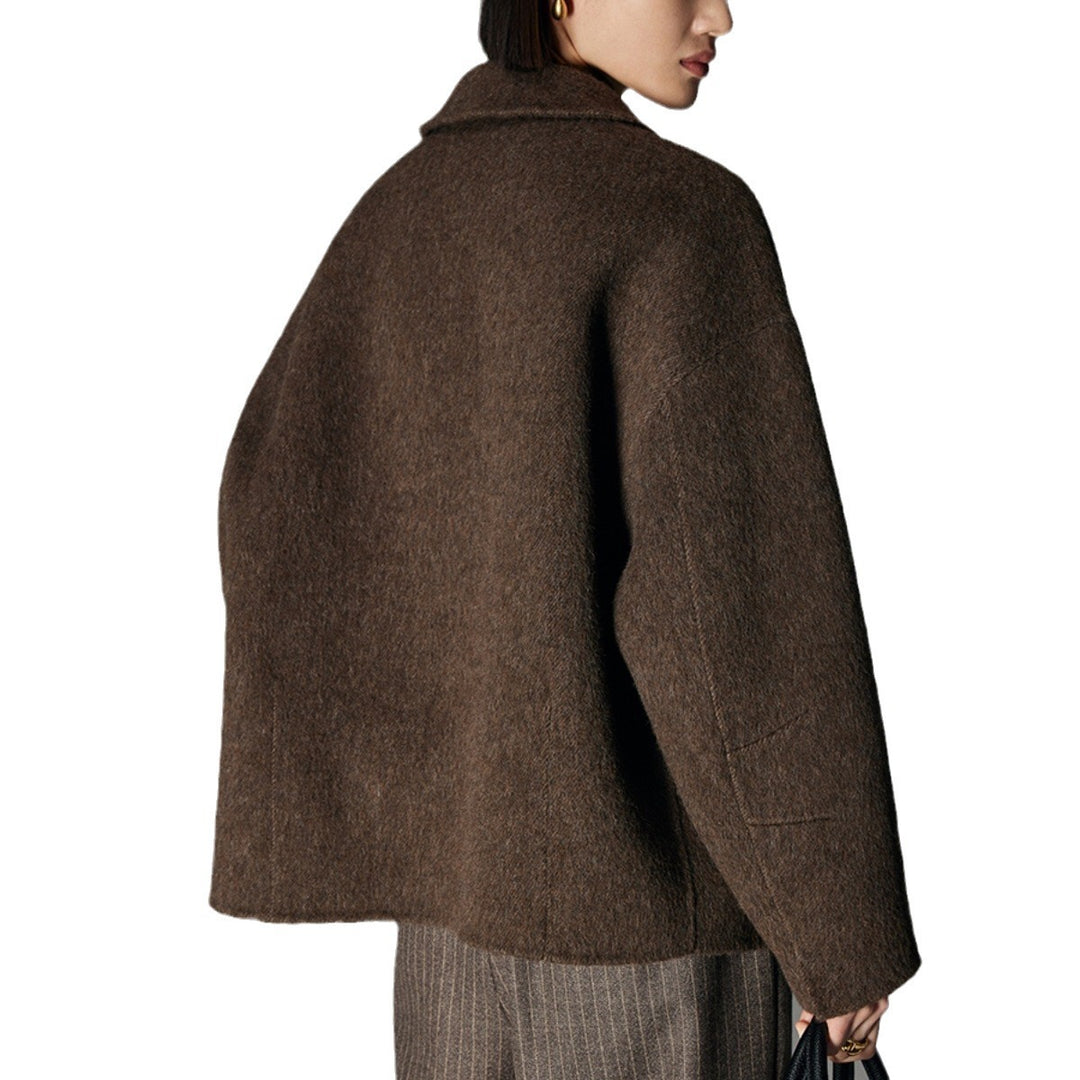 Damen Stilvolle Wolljacke Echoarchiv