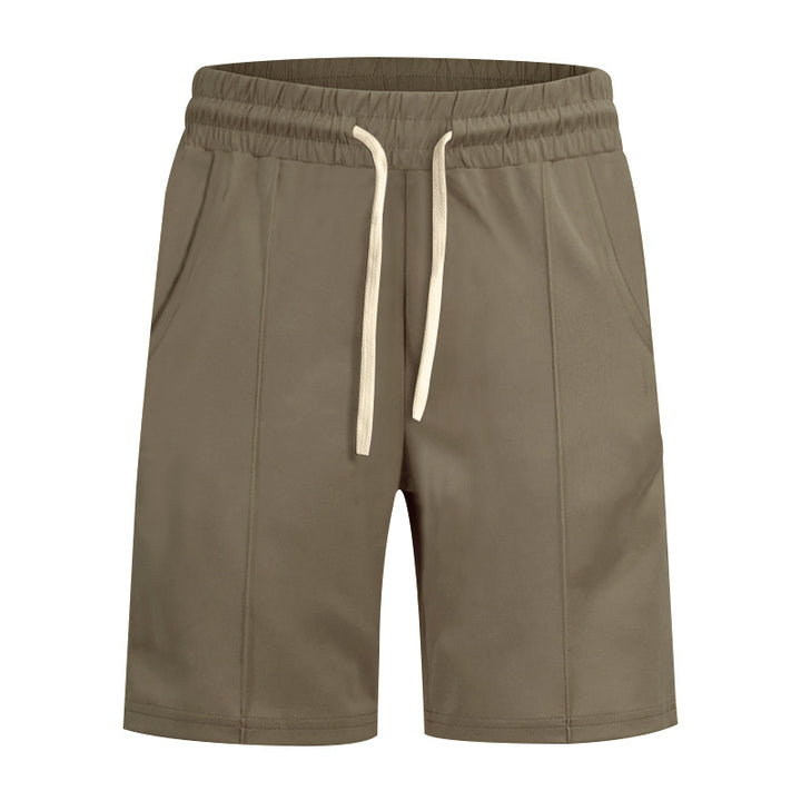 Herren nan kurze Freizeithose aus Baumwollmischung mit elastischem Bund und Kordelzug Echo Archiv