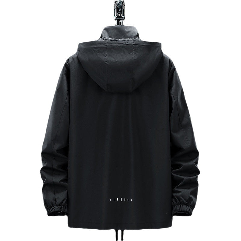 Herren Leichte Softshell-Outdoorjacke mit Kapuze, wind- und wasserabweisender Oberfläche Echo Archiv