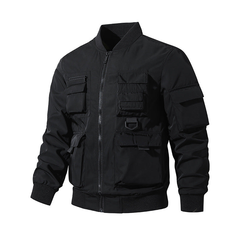 Herren nan multifunktionale taktische Bomberjacke mit zahlreichen Utility-Taschen und robustem Nylon Echo Archiv