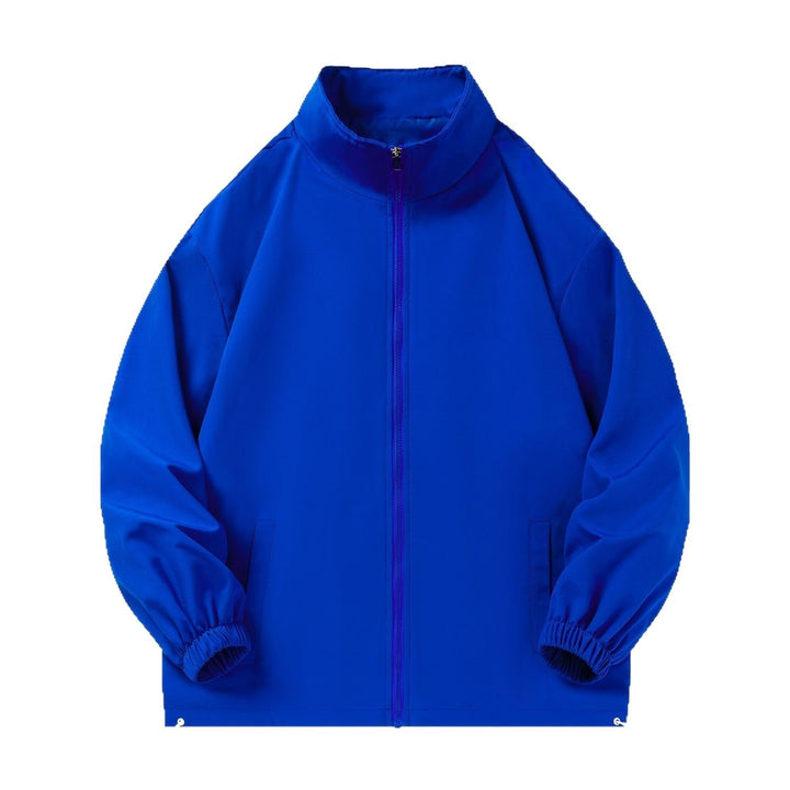 Unisex Leichte Windjacke mit hochabschließendem Stehkragen, Elastikbündchen & verstellbarem Kordelzugsaum Echo Archiv