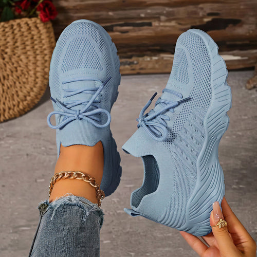 Damen Atmungsaktive sportliche Sneaker mit elastischem Obermaterial Echo Archiv