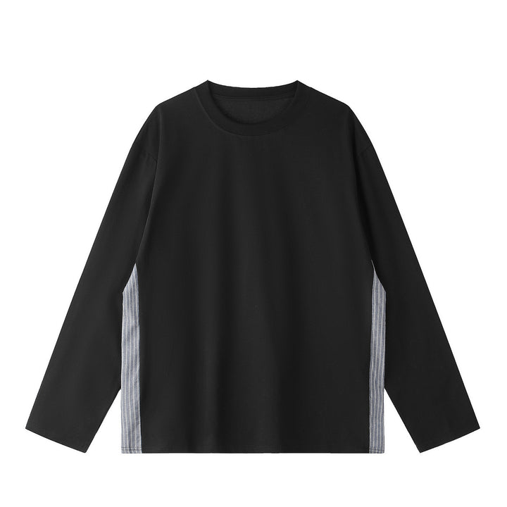 Unisex Oversize-Sweatshirt mit seitlichen Streifenpaneelen und Rundhals Echoarchiv