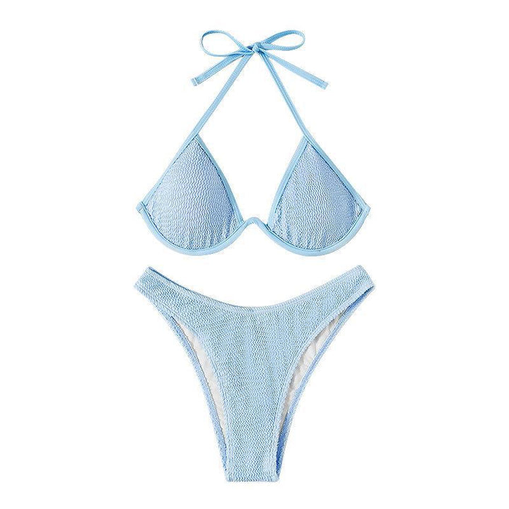 Damen Triangel-Bikini mit hohem Schnitt und raffiniertem Detail Echo Archiv