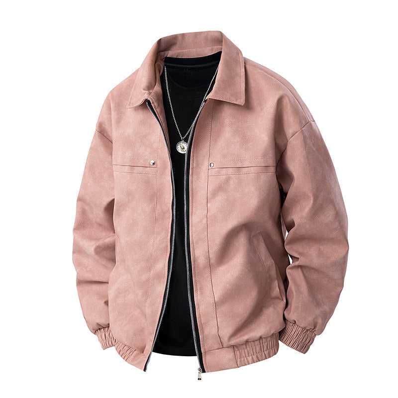 Herren Lässige Wildlederjacke Echo Archiv