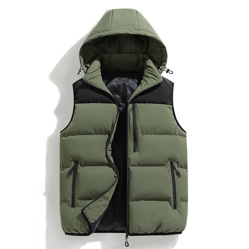 Herren Wattierte Outdoor-Weste mit Kapuze Echo Archiv