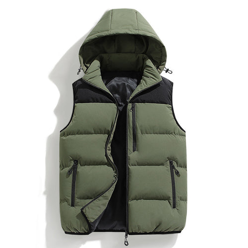 Herren Wattierte Outdoor-Weste mit Kapuze Echo Archiv