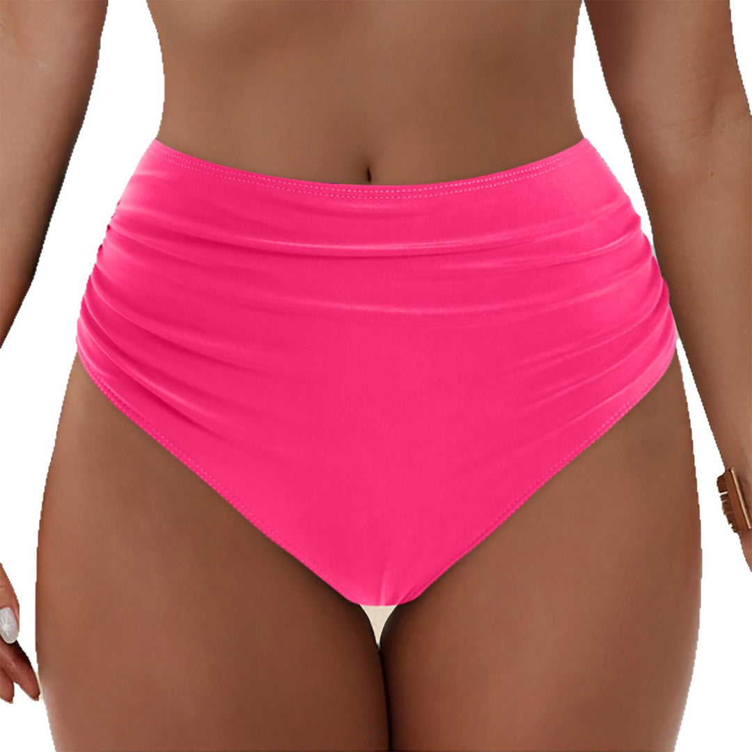 Damen Hochgeschnittenes Bikini-Höschen mit Rüschendetails Echo Archiv
