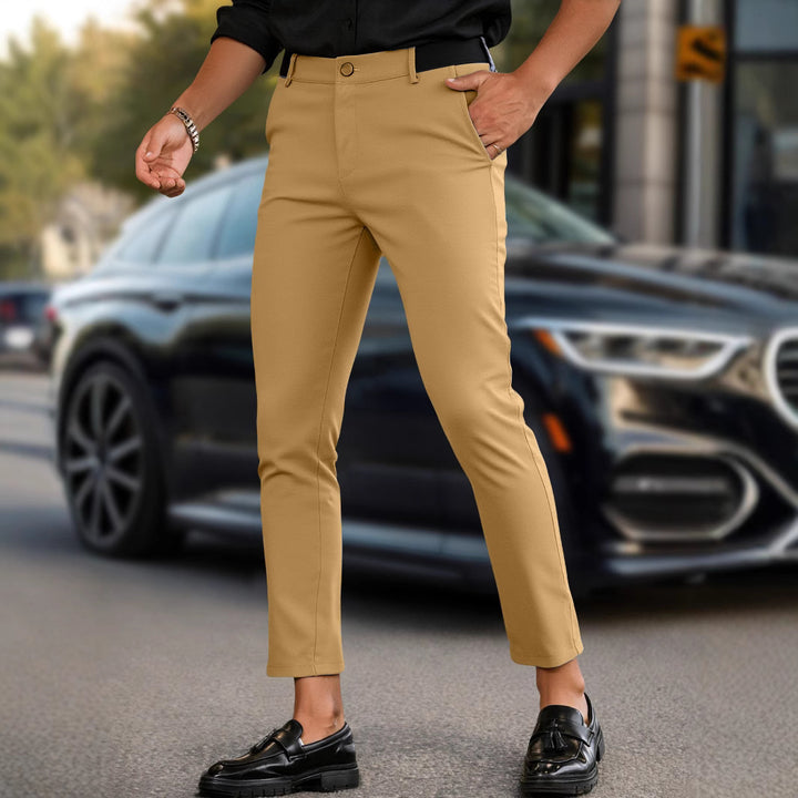 Herren modische Slim-Fit Chino-Hose Echoarchiv
