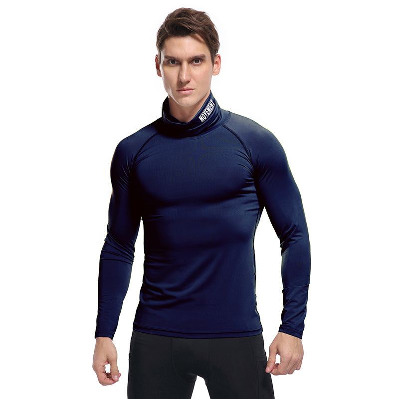 Herren Kompressor Langarmshirt mit Stehkragen Echoarchiv