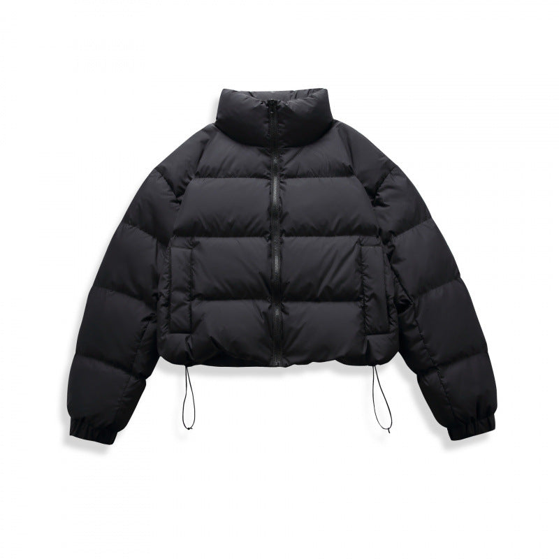 Damen Kurz geschnittene gesteppte Winterjacke im Cropped‑Style mit hohem Stehkragen Echo Archiv