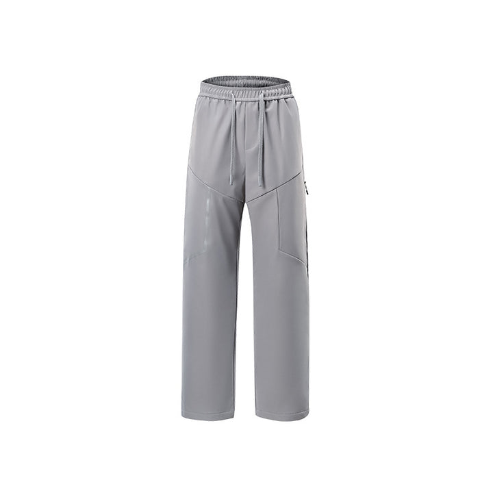 Herren Atmungsaktive Softshell-Cargo-Hose mit Tunnelzugbund, Zipper-Seitentasche und geradem Schnitt Echo Archiv
