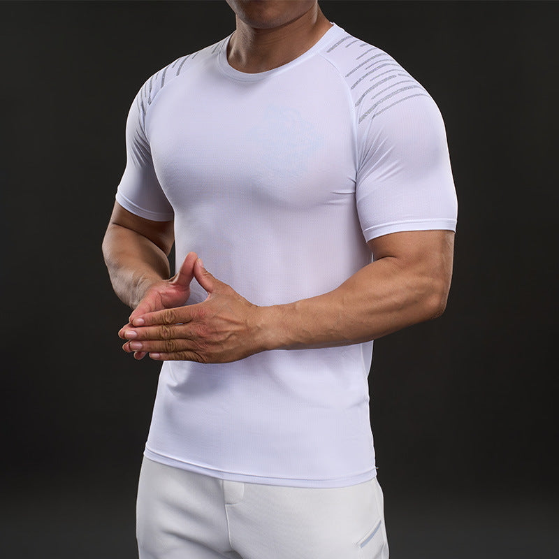 Herren Funktionales Fitness-T-Shirt mit innovativen Belüftungszonen Echoarchiv