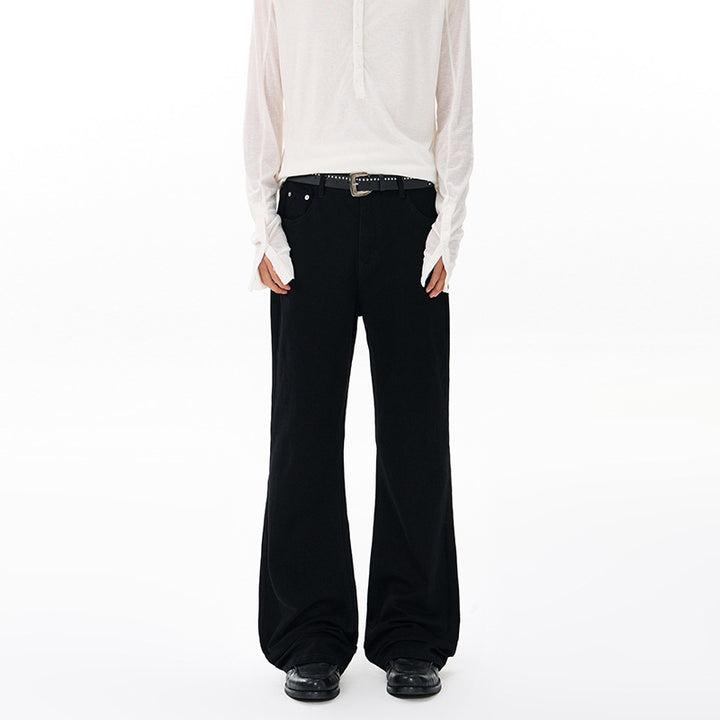 Damen Weit geschnittene Tiefer‑Schritt Five‑Pocket‑Jeans mit verlängertem Saum Echo Archiv