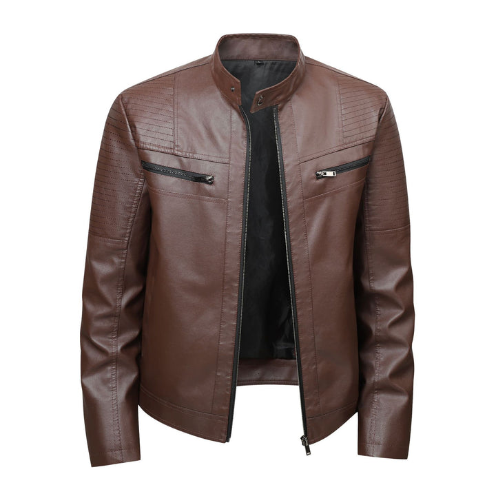 Herren Modische und hochwertige Lederjacke Echo Archiv