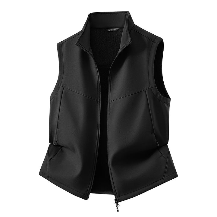 Damen Ärmellose Softshell-Weste mit Stehkragen, Stretchfutter und Zweiwege-Reißverschluss Echo Archiv