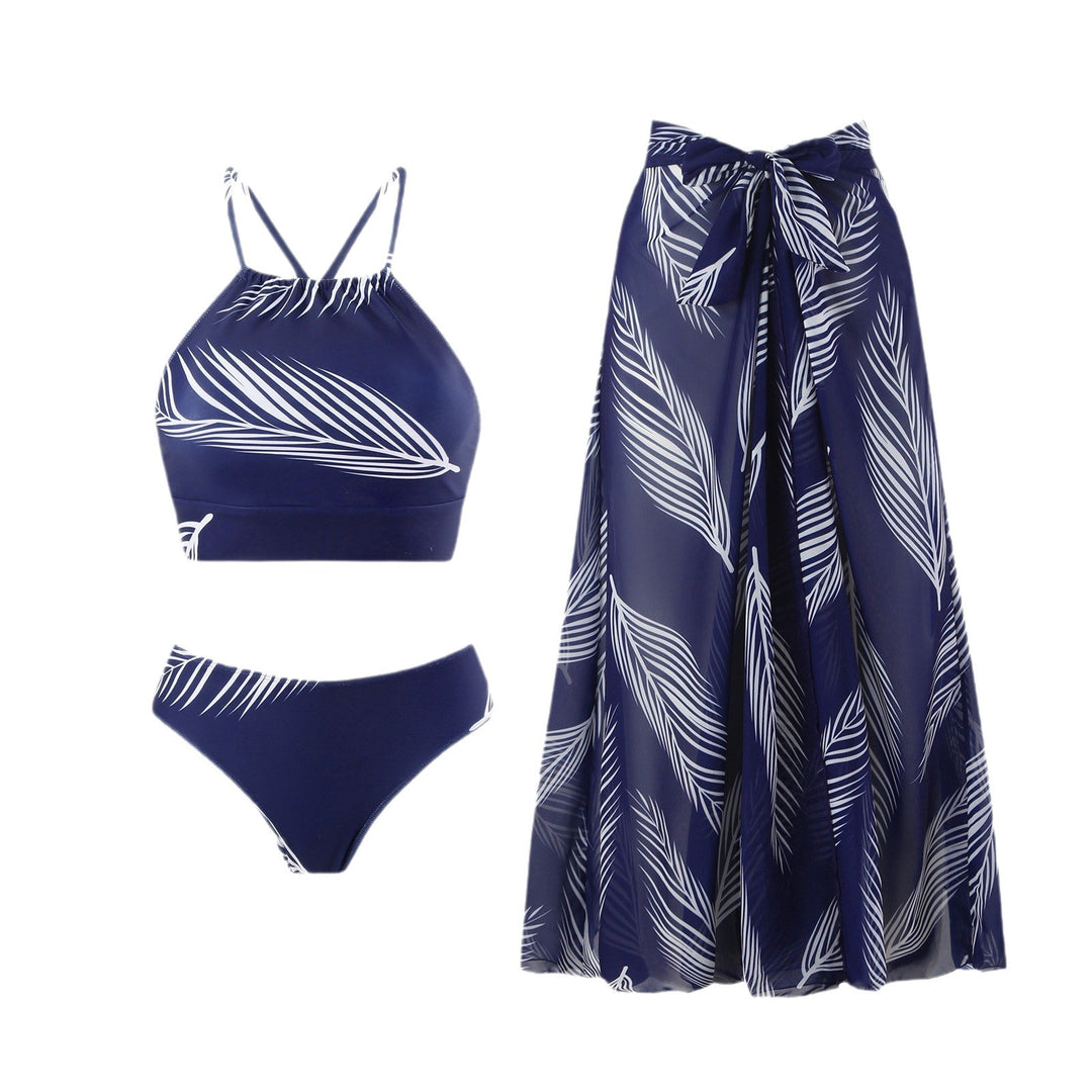 Damen Strandmodus-Set mit luftiger Maxi-Rock und sportlichem Oberteil Echo Archiv