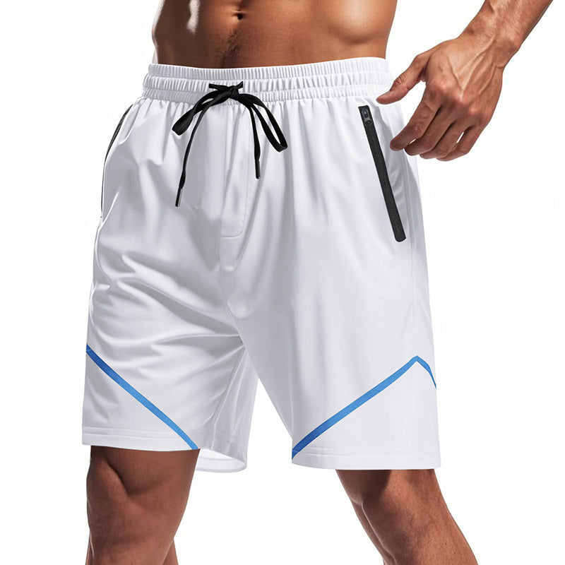 Herren Sportliche Laufshorts mit Seitentaschen und elastischem Bund Echoarchiv