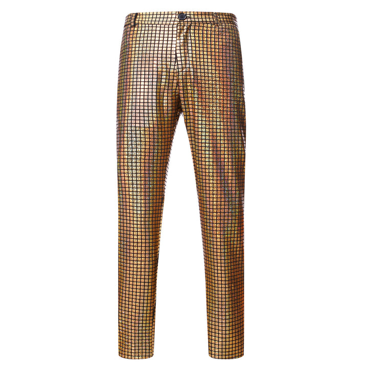 Herren Glamouröse Pailletten-Hose mit modernem Schnitt Echoarchiv