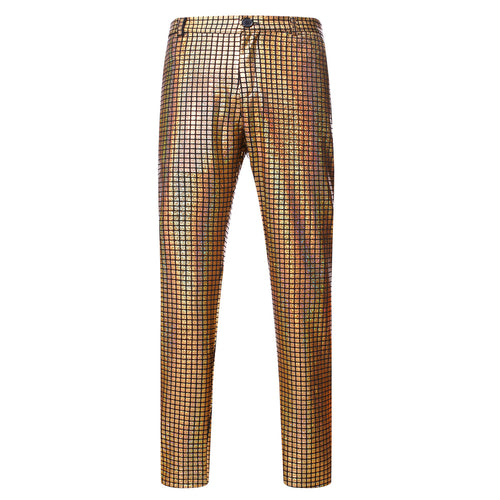 Herren Glamouröse Pailletten-Hose mit modernem Schnitt Echoarchiv