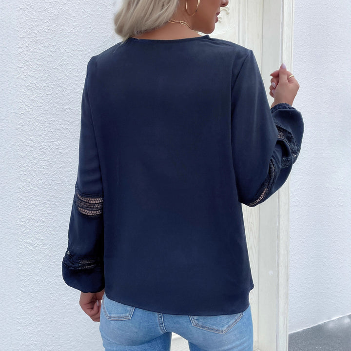 Damen Elegante Bluse mit Spitzendetails Echo Archiv