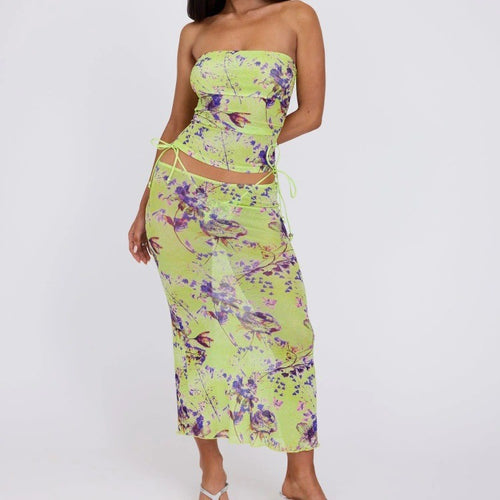 Damen Strandkleid mit verstellbarem Bund Echo Archiv