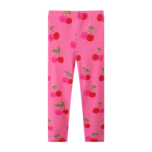 Mädchen Leggings mit fröhlichem Kirschmuster Echo Archiv