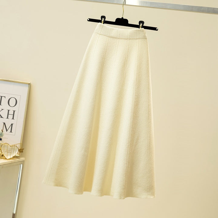 Damen Weit geschnittener, eleganter Midirock Echo Archiv