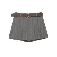Damen elegante Shorts mit dekorativem Gürtel Echo Archiv