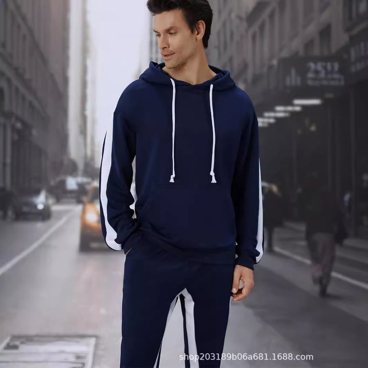 Herren Sportliches Hoodie und Jogginghose Set Echoarchiv