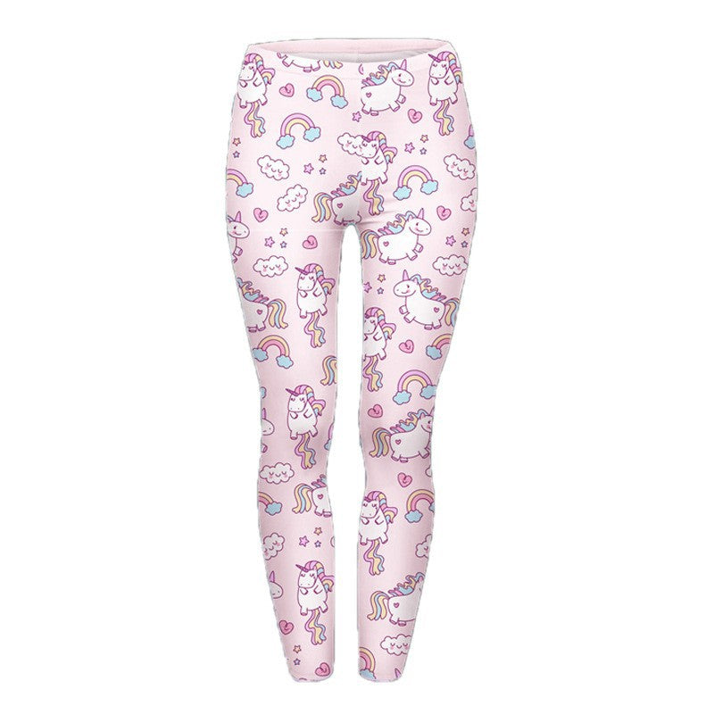 Damen Mandala-Ombre Leggings mit hohem Bund und formendem Stretch echoarchiv-